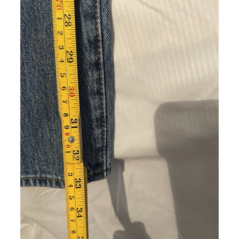Levi’s 501 Jeans Men’s Size 32”x36” Medium Wash Button Fly Straight - Picture 5 of 7